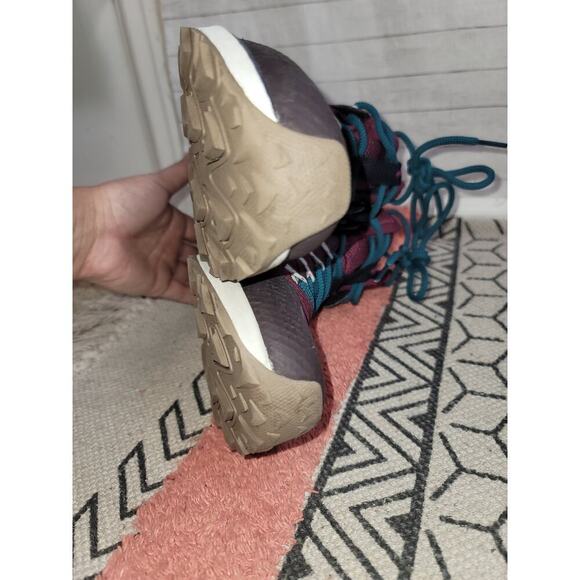 Columbia Trailstorm Mid Waterproof Maroon/Teal Hiking Boots, sz 10.5 - Picture 14 of 15